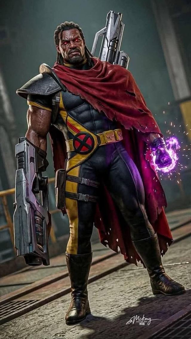 Bishop (Lucas Bishop) — Marvel hero character art