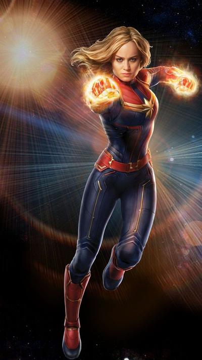 Captain Marvel (Carol Susan Jane Danvers) — Marvel hero character art