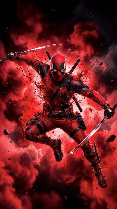 Deadpool (Wade Wilson) — Marvel anti-hero character art