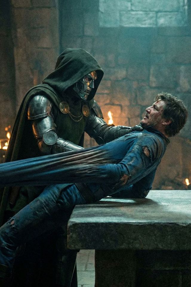 Doctor Doom in full armor, the cosmic-scale threat this street-level theory positions as the story's main antagonist