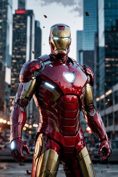 Iron Man (Anthony Edward Stark) — Marvel hero character art