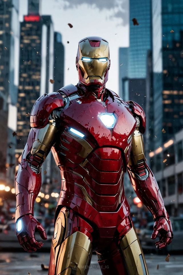 Iron Man (Anthony Edward Stark) — Marvel hero character art
