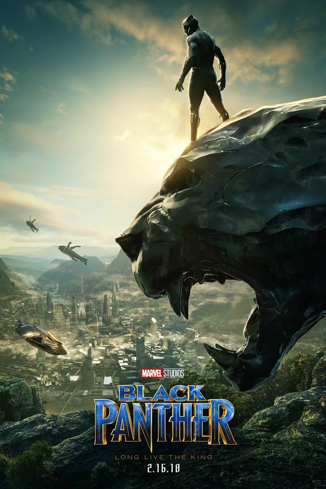 Black Panther: Wakanda Forever poster art symbolizing Namor and Talokan's uneasy pact with Wakanda