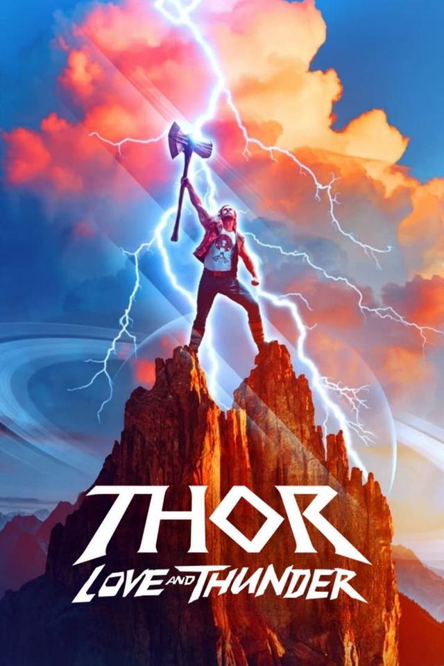 Official poster for Thor: Love and Thunder, the film that introduced Eternity to the MCU