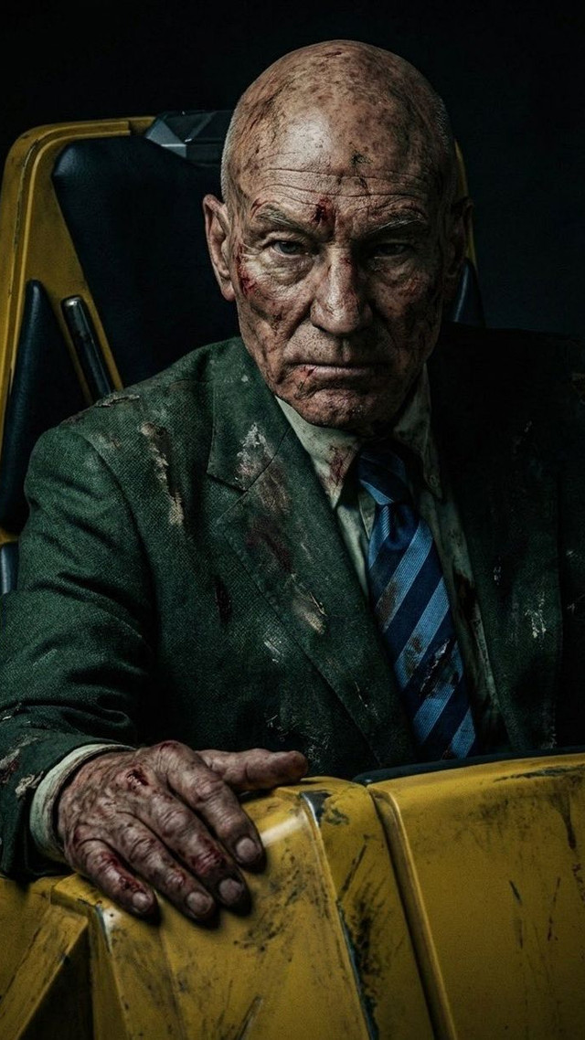 Professor X (Charles Francis Xavier) — Marvel hero character art