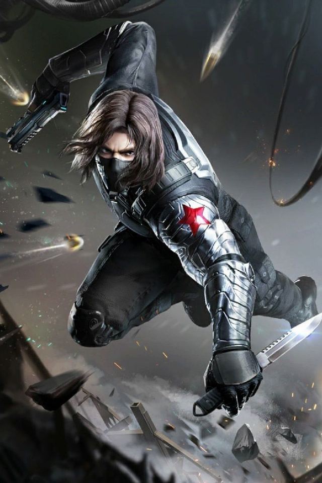 Winter Soldier (James Buchanan Barnes) — Marvel hero character art