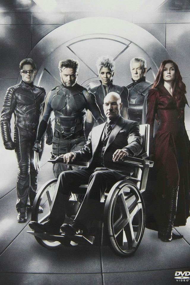 Classic Fox-era X-Men team lineup in matching yellow-and-blue costumes